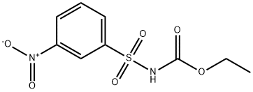 N-[(m-Nitrophenyl)sulfonyl]carbamic acid ethyl ester Struktur