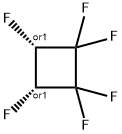 CIS-1,1,2,2,3,4-HEXAFLUOROCYCLOBUTANE Struktur