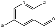 5-BROMO-2-CHLORO-PYRIDINE-3-CARBALDEHYDE Struktur