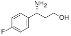 (R)-3-(4-FLUOROPHENYL)-BETA-ALANINOL
 Struktur