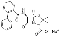 Diphenicillin sodium Struktur