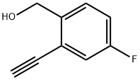 Benzenemethanol, 2-ethynyl-4-fluoro- (9CI) Struktur