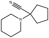 1-piperidin-1-ylcyclopentanecarbonitrile(SALTDATA: FREE) Struktur