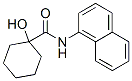 1-Hydroxy-N-(1-naphtyl)cyclohexanecarboxamide Struktur