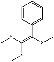 (TRIS-METHYLSULFANYL-VINYL)-BENZENE Struktur