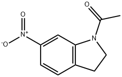 1-Acetyl-6-nitroindoline Struktur