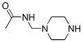 Acetamide, N-(1-piperazinylmethyl)- (9CI) Struktur