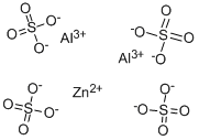 ALUMINUM ZINC SULFATE Struktur