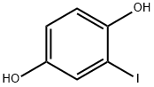 1,4-Dihydroxy-2-iodobenzene Struktur