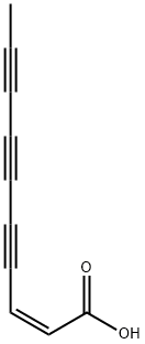 (Z)-2-Decene-4,6,8-triynoic acid Struktur