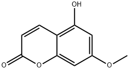 5-hydroxy-7-methoxy-chromen-2-one Struktur