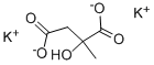 (+/-)-CITRAMALIC ACID DIPOTASSIUM SALT Struktur