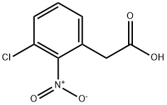 3-CHLORO-2-NITROPHENYLACETIC ACID Struktur