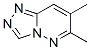 6,7-Dimethyl-1,2,4-triazolo[4,3-b]pyridazine Struktur