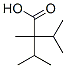 2,3-dimethyl-2-propan-2-yl-butanoic acid Struktur