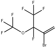 2-BROMO-3,4,4,4-TETRAFLUORO-3-(TRIFLUOROMETHOXY)BUT-1-ENE Struktur