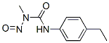 3-(4-ethylphenyl)-1-methyl-1-nitroso-urea Struktur