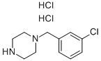 1-(3-CHLORO-BENZYL)-PIPERAZINE DIHYDROCHLORIDE Struktur