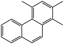 1,2,4-TRIMETHYLPHENANTHRENE Struktur