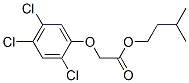 3-methylbutyl (2,4,5-trichlorophenoxy)acetate Struktur