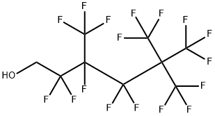 1H,1H-PERFLUORO-3,5,5-TRIMETHYL-1-HEXANOL Struktur