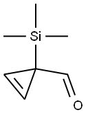 2-Cyclopropene-1-carboxaldehyde, 1-(trimethylsilyl)- (9CI) Struktur