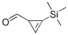 2-Cyclopropene-1-carboxaldehyde, 2-(trimethylsilyl)- (9CI) Struktur