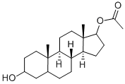 (3,5,17)-17-ACETATE ANDROSTANE-3,17-DIOL Struktur