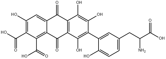 LACCAIC ACID C Struktur