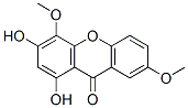 1,3-dihydroxy-4,7-dimethoxyxanthone Struktur