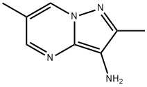 Pyrazolo[1,5-a]pyrimidin-3-amine,  2,6-dimethyl- Struktur