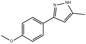 METHYL 4-(5-METHYL-1H-PYRAZOL-3-YL)PHENYL ETHER Struktur