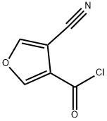 3-Furancarbonyl chloride, 4-cyano- (9CI) Struktur