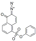 phenyl 6-diazo-5,6-dihydro-5-oxonaphthalene-1-sulphonate  Struktur