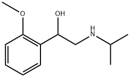 2-ISOPROPYLAMINO-1-(2-METHOXY-PHENYL)-ETHANOL Struktur