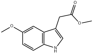 5-Methoxy-1H-indole-3-acetic acid methyl ester Struktur