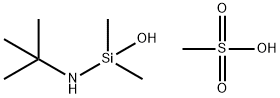 [(1,1-DIMETHYLETHYL)AMINO]DIMETHYLSILANOL, METHANESULFONATE ESTER Struktur