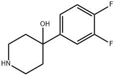 4-(3,4-DIFLUOROPHENYL)-4-PIPERIDINOL Struktur