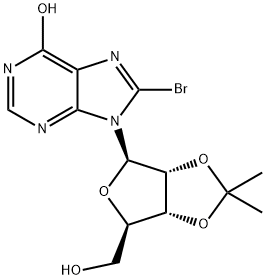 8-BROMO-2',3'-O-(1-METHYLETHYLIDENE)-INOSINE Struktur