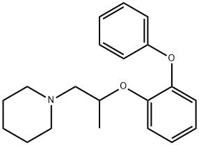 1-[2-(2-Phenoxyphenoxy)propyl]piperidine Struktur