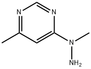 Pyrimidine, 4-methyl-6-(1-methylhydrazino)- (8CI) Struktur