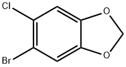 5-Bromo-6-chloro-2H-1,3-benzodioxole Struktur