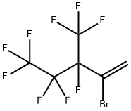 2-BROMO-3,4,4,5,5,5-HEXAFLUORO-3-(TRIFLUOROMETHYL)PENT-1-ENE Struktur