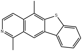 1,5-Dimethyl[1]benzothieno[2,3-g]isoquinoline Struktur