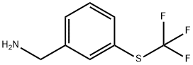 3-(TRIFLUOROMETHYLTHIO)BENZYLAMINE, 97 Struktur