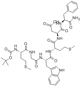 BOC-CHOLECYSTOKININ OCTAPEPTIDE (3-8) Struktur