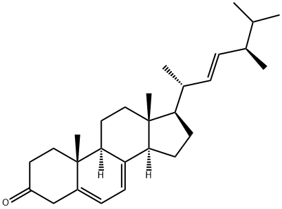 17-[(Z)-5,6-dimethylhept-3-en-2-yl]-10,13-dimethyl-1,2,4,9,11,12,14,15 ,16,17-decahydrocyclopenta[a]phenanthren-3-one Struktur