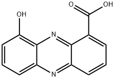 9-Hydroxy-1-phenazinecarboxylic acid Struktur