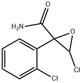 3-Chloro-2-(2-chlorophenyl)oxirane-2-carboxamide Struktur