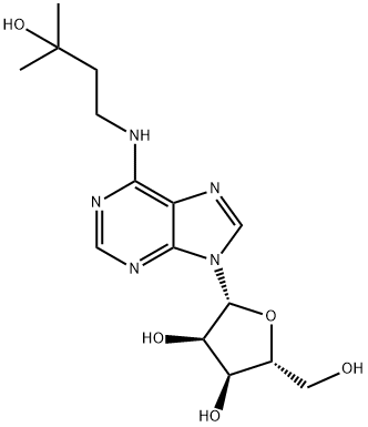 N-(3-Hydroxy-3-methylbutyl)adenosine Struktur